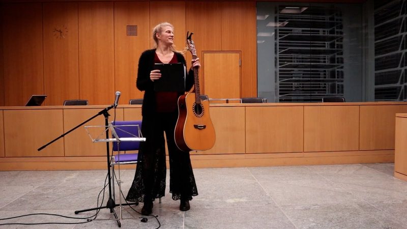 Angela Mahr bei “Weltherz” – Erfurter Herz Forum: Kultur und Musik im Bundesarbeitsgericht