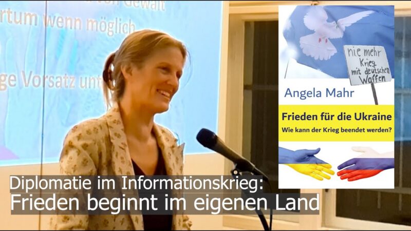 Frieden für die Ukraine – Diplomatie im Informationskrieg (Vortrag, 26.9.2024)