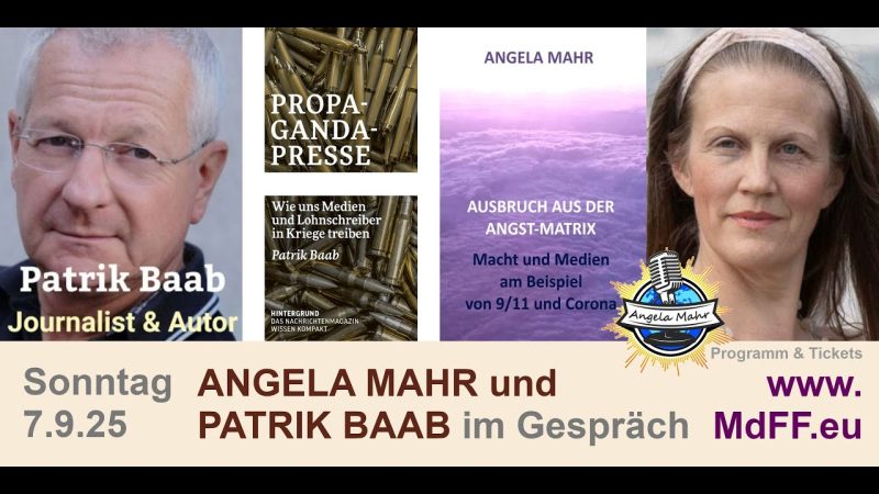 Propaganda: Patrik Baab und Angela Mahr im Gespräch – mit Publikumsbeteiligung (MdFF 2025, Moderation: Thomas N.)